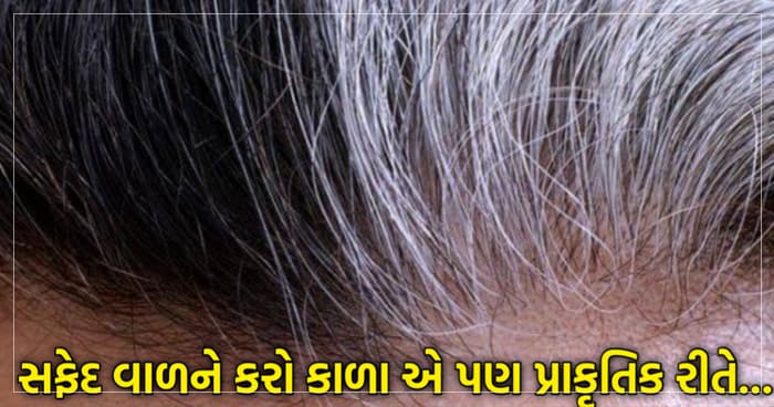 પ્રાકૃતિક રીતે સફેદ વાળને કરો કાળા અને એ પણ ઘરે જ, વધુ જાણકારી માટે આર્ટિકલ અવશ્ય વાંચો