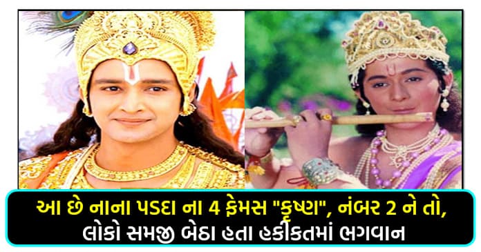 આ છે નાના પડદા ના 4 ફેમસ ‘કૃષ્ણ’, નંબર 2 ને તો, લોકો સમજી બેઠા હતા હકીકતમાં ભગવાન