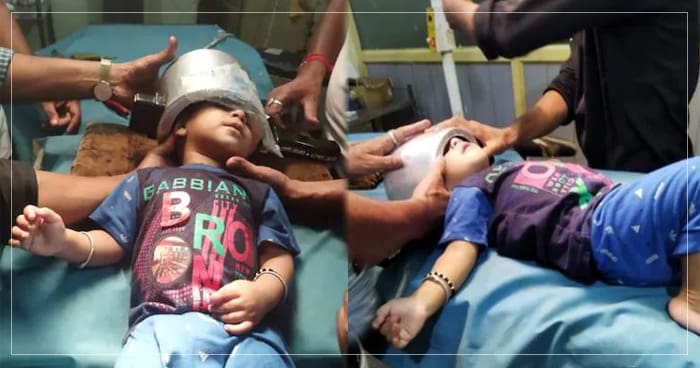 આગ્રામાં દોઢ વર્ષના બાળકનું માથું રમતા-રમતા કુકરમાં ફસાઈ ગયું, પછી કંઈક આવી રીતે બચ્યો જીવ, જુઓ વિડિઓ