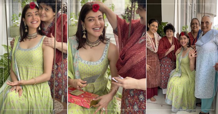 લગ્ન બાદ પ્રથમ વખત કાજલ અગ્રવાલે તેના સાસરિયામાં તીજની ઉજવણી કરી, માતાએ આપી આ શાનદાર ભેટ