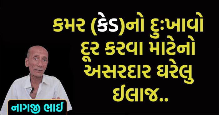 પેઇનકિલર લીધા વગર તમે રસોડાની આ વસ્તુઓથી અસહ્ય પીડા આપતો કમરનો દુઃખાવો જડમૂળ માંથી દુર કરી શકો છો, જાણો વિગતવાર
