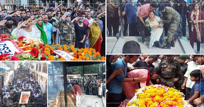 દેશની સરહદ પર દુશ્મનો સામે લડતા મેજર મયંક થયા શહીદ, રડતા રડતા પત્ની સેલ્યુટ કરીને બોલી..