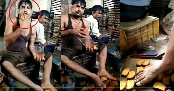 ટોસ્ટ પર પહેલા લગાવ્યું થુંક અને પછી પગ ની ગંદકી લગાવી ને કર્યું પેક, વાયરલ વીડિયો જોયા પછી તમે બંધ કરી દેશો ટોસ્ટ ખાવાનું