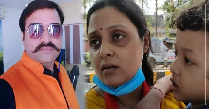 પોલીસનાં મારના લીધે થયું પતિનું મોત, ચાર વર્ષનાં પુત્રને તેડીને ન્યાય માંગવા પહોંચી પત્ની