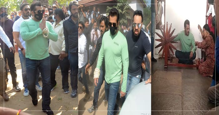 સલમાન ખાને અમદાવાદના સાબરમતી ગાંધી આશ્રમની મુલાકાત લીધી, વિઝીટર બુકની અંદર લખ્યું વિશેષ કારણ, જાણો શું કામ સલમાન આવ્યો અમદાવાદ