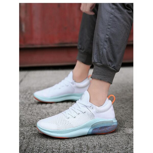 A2shoes White 2025 Running Shoes Men Air Soles Lightweight Male Breathable Mesh Men Sport Shoes - Image 4