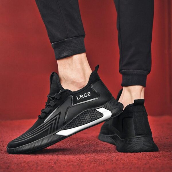 A2shoes 2025 Men's Breathable Casual Shoes Non-slip Lace-up Comfortable Running Shoes Footwear - Image 3