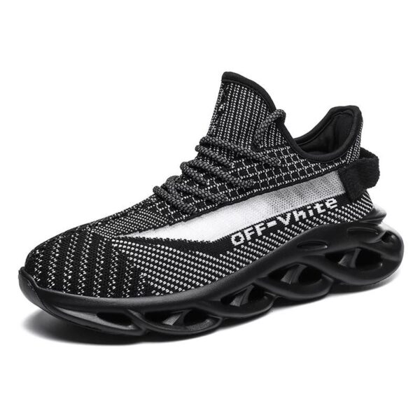 A2shoes YZY Off White brand 2025 fashion Brown Outdoor Arena Running Shoes For Men - Image 4