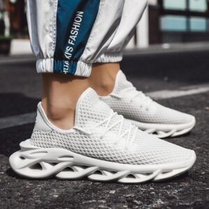 A2shoes 2025 White New Summer Athletic Shoes Air Mesh Boots Height Increasing Sneakers for Men