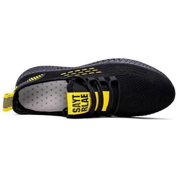 A2shoes 2025 PD-2 Black Yellow Fashion flying woven men's running shoes - Image 2