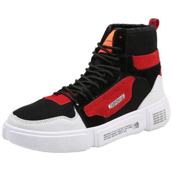 A2shoes 2025 Colorful Man Mesh High Top Sneakers For Men - Image 3
