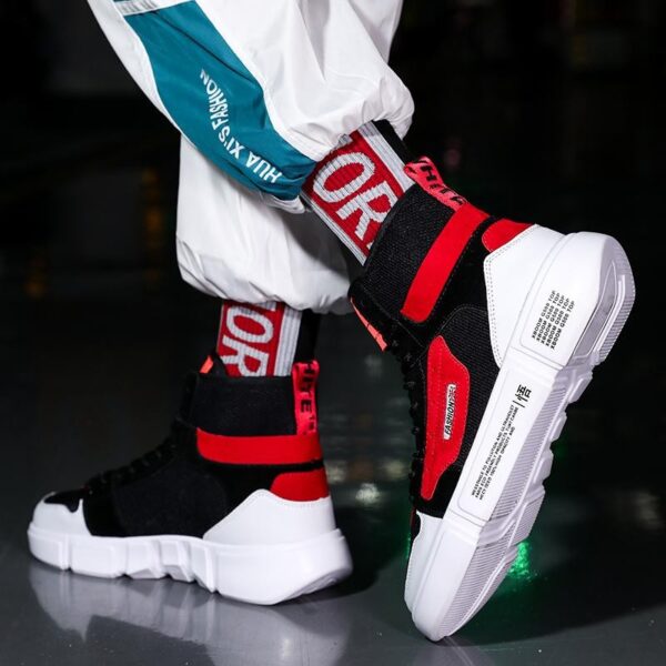 A2shoes 2025 Colorful Man Mesh High Top Sneakers For Men