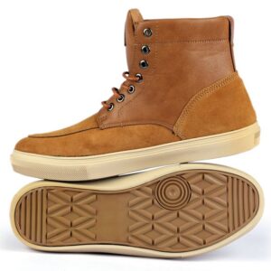 A2shoes Men Casual Shoes Lace up Brown Ankle Boots Men Shoes