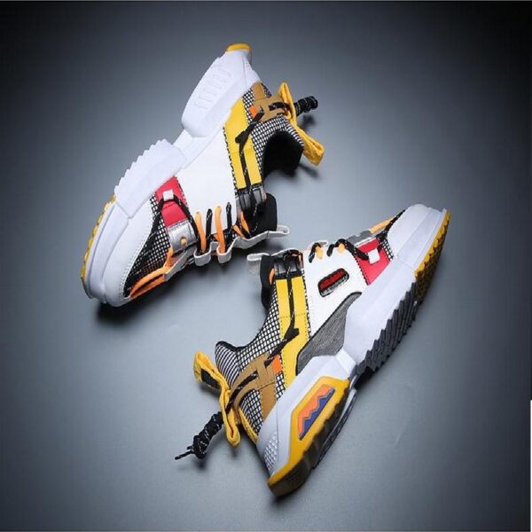 A2shoes 2025 Casual Shoes Men Fashion Sneakers Mesh Lace Up Mixed Colors Shoes Men Casual