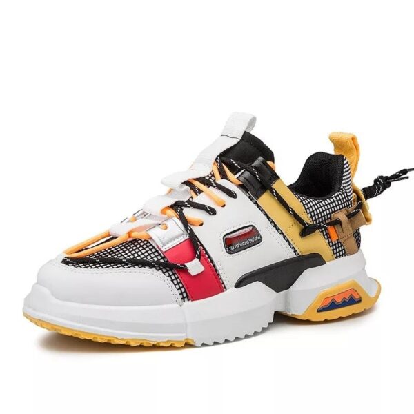 A2shoes 2025 Casual Shoes Men Fashion Sneakers Mesh Lace Up Mixed Colors Shoes Men Casual - Image 4